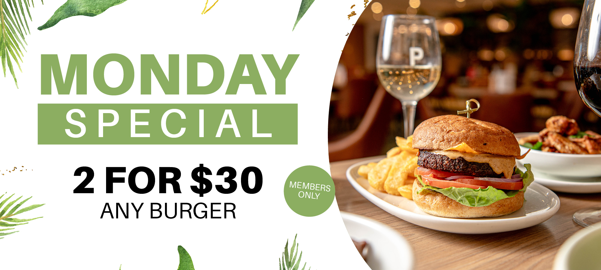 Monday Burger Special