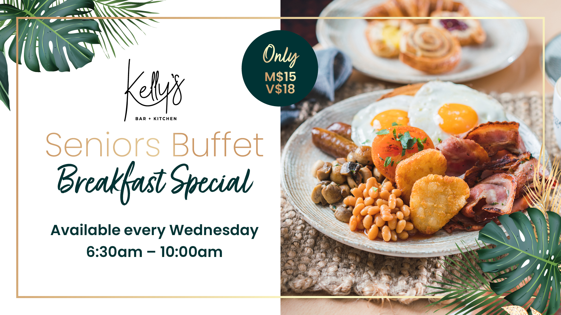 Seniors Buffet Breakfast Panthers Penrith