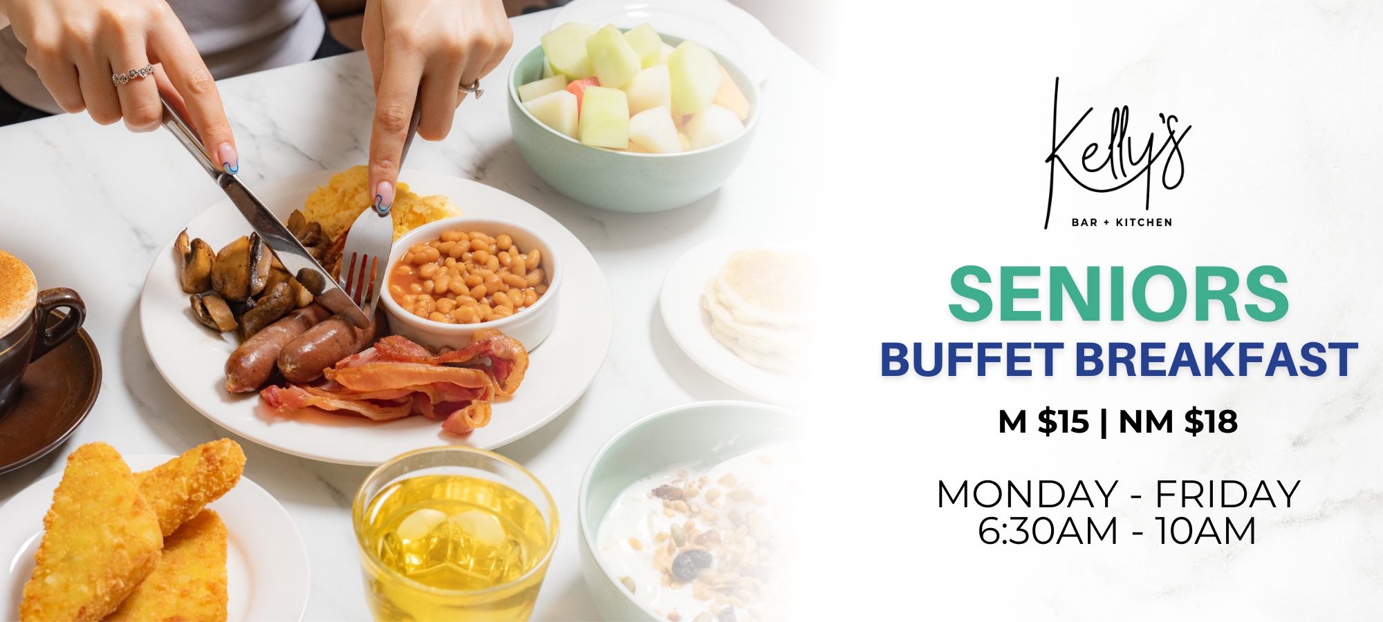 Seniors Buffet Breakfast