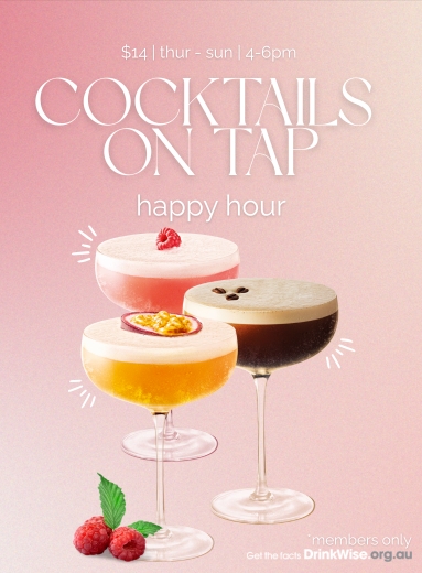 Cocktails On Tap Happy Hour