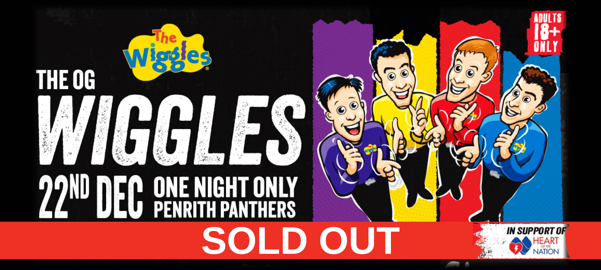 SOLD OUT – The OG Wiggles (18+)