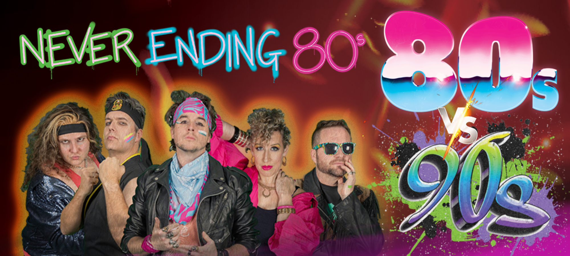 Never Ending 80s – 80’s V 90’s The Battle of the Decades