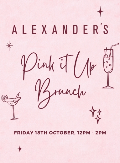 Pink It Up Brunch at Alexander's