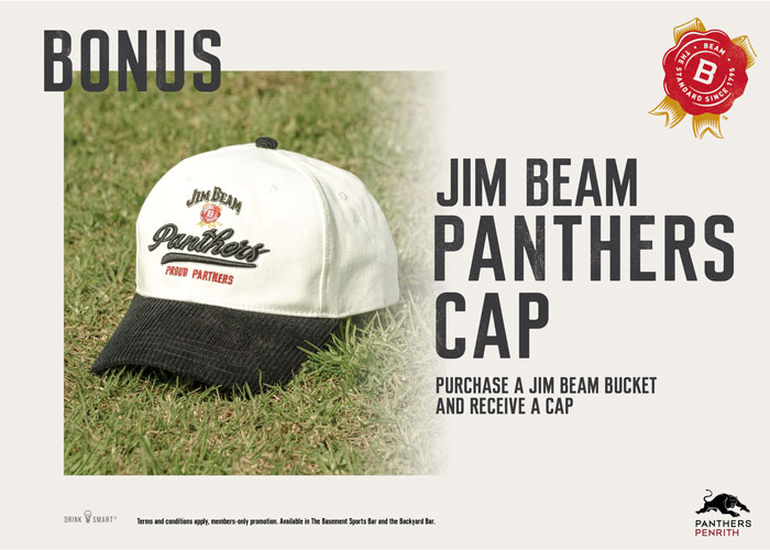 Limited Edition Jim Beam X Panthers Caps!