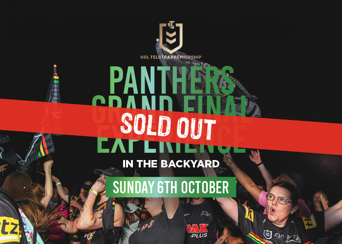 SOLD OUT – Grand Final Experience In The Backyard