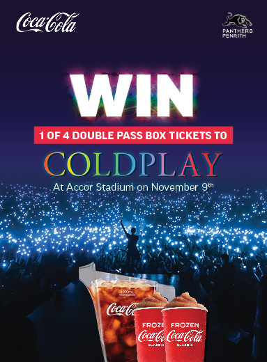 WIN Coldplay Double Pass Box Tickets