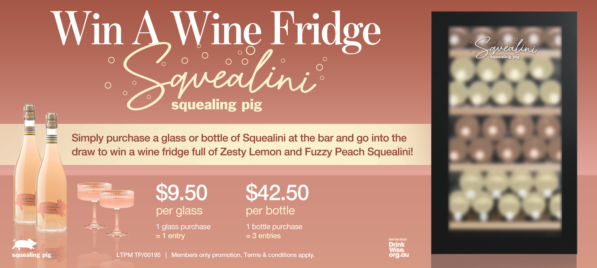 Win a Wine Fridge Full of Squealini!