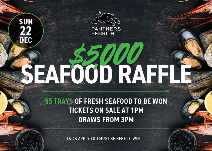 $5000 Seafood Raffle