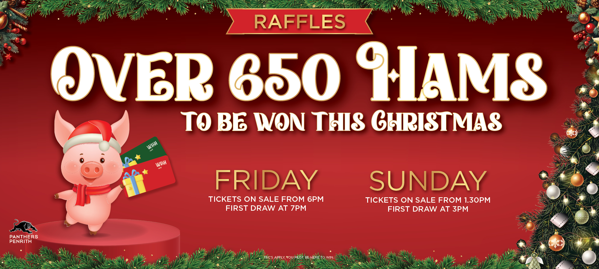 Christmas Ham & Wish Card Raffle!