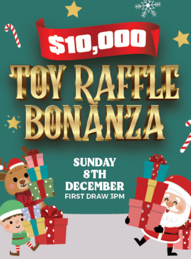 $10,000 Toy Raffle Bonanza