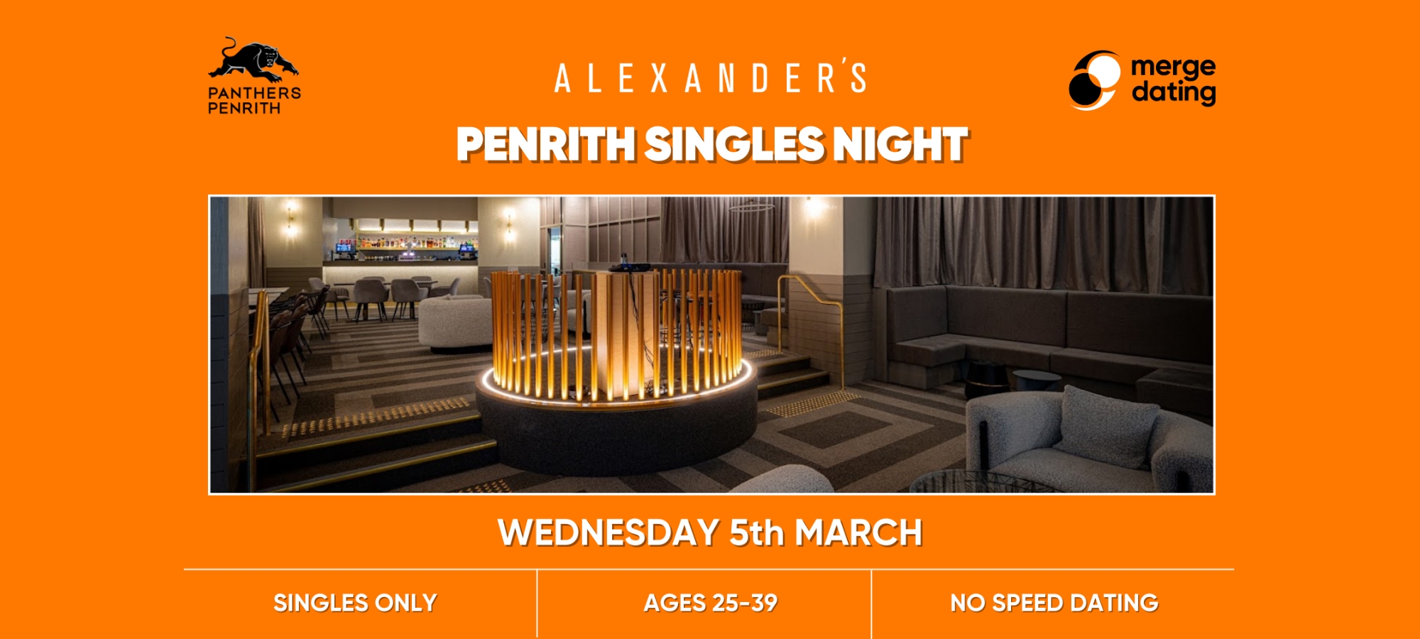 Alexander’s X Merge Dating Singles Event