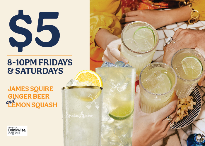 $5 Alcoholic Ginger Beer & Lemon Squash