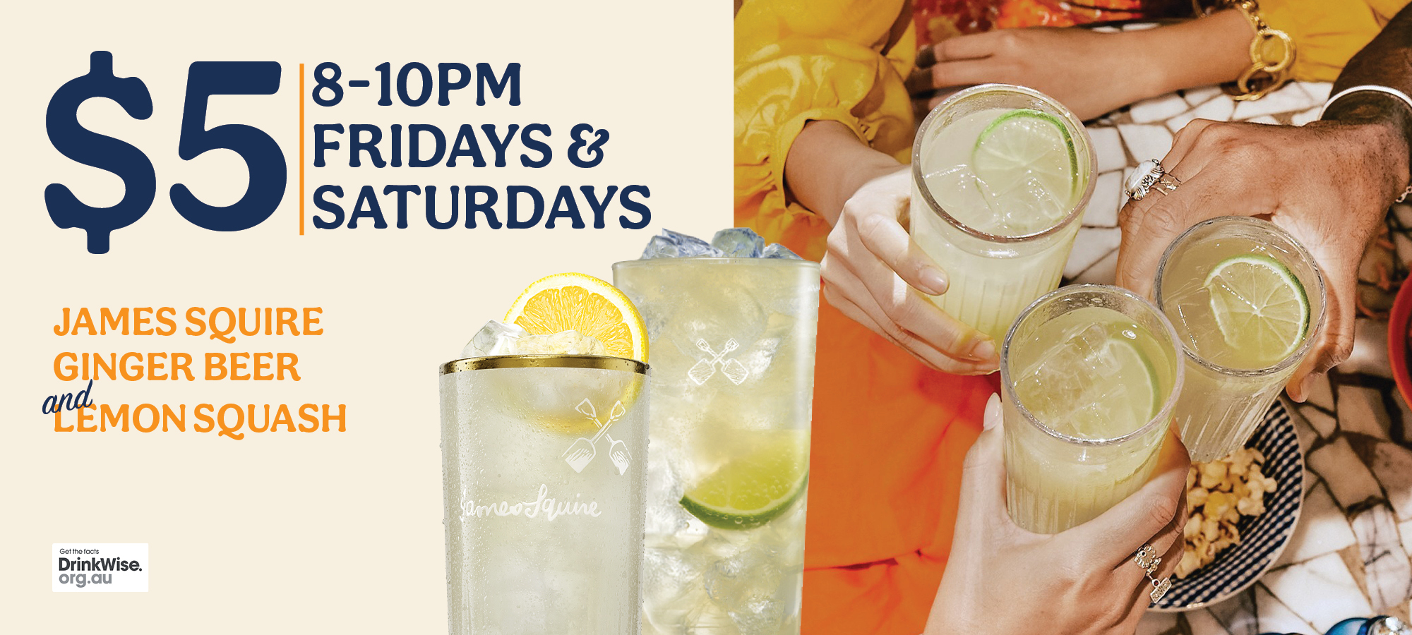 $5 Alcoholic Ginger Beer & Lemon Squash