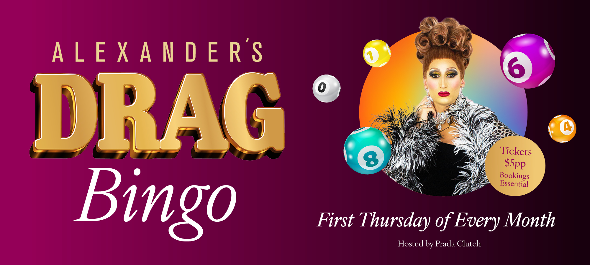 Drag Bingo In Alexander’s