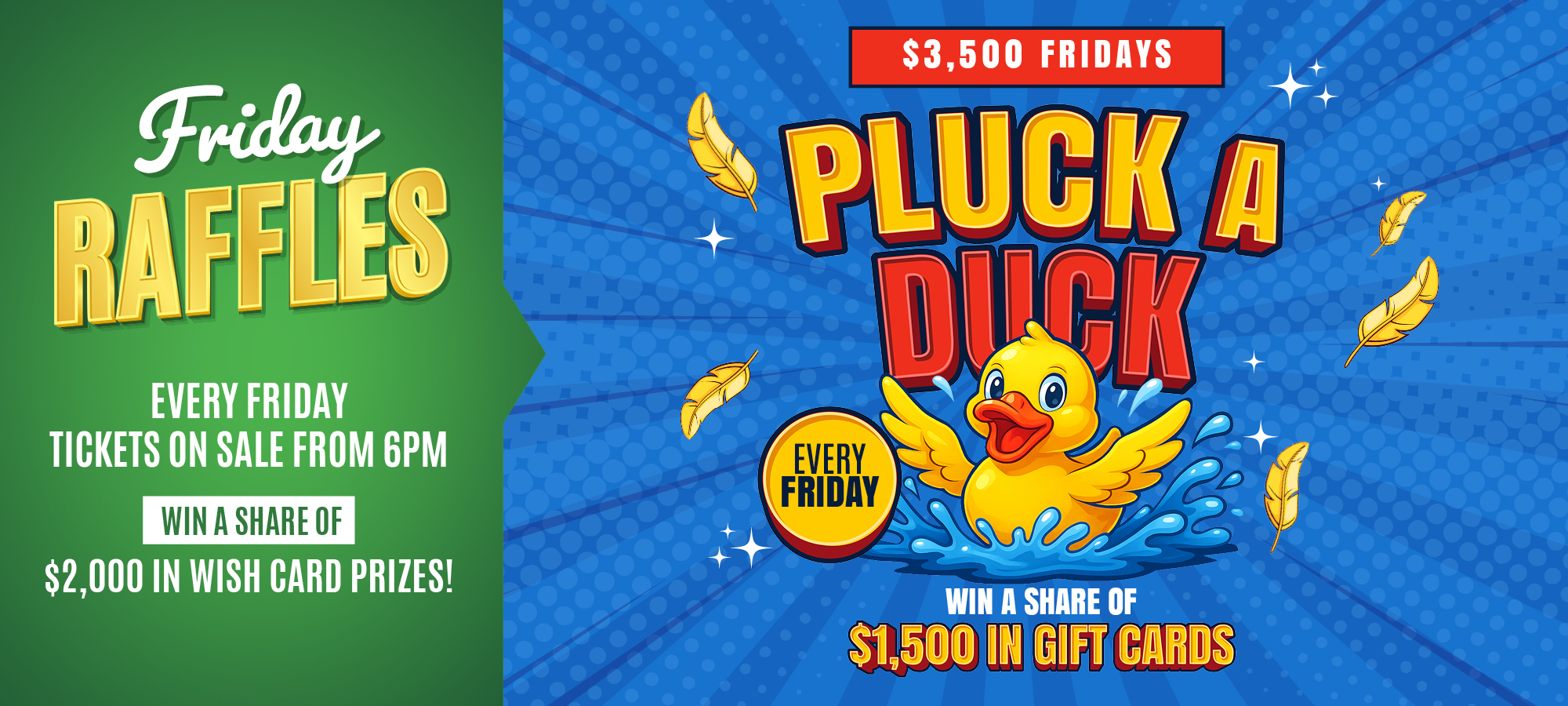 $1,500 Pluck A Duck