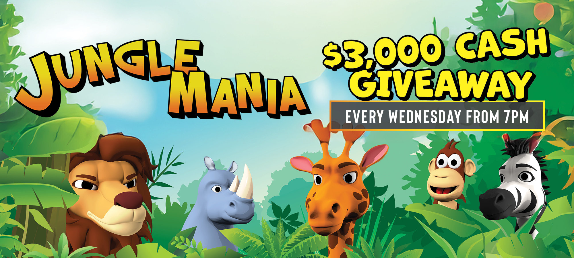 JUNGLE MANIA – COLOSSUS WEDNESDAY
