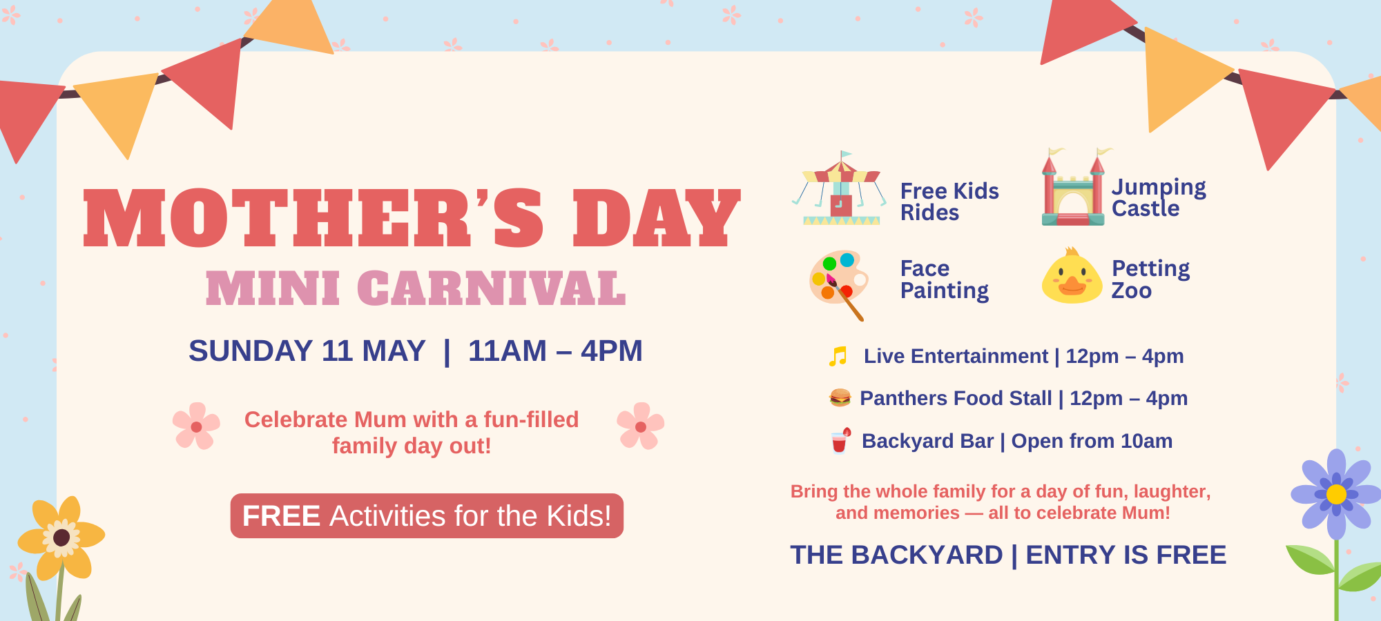 Mother’s Day Backyard Mini Carnival