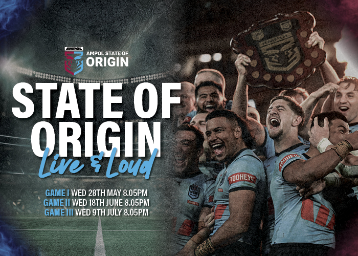State of Origin Live & Loud in The Basement
