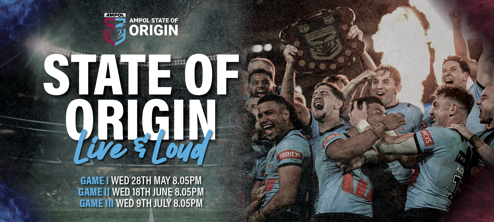 State of Origin Live & Loud in The Basement