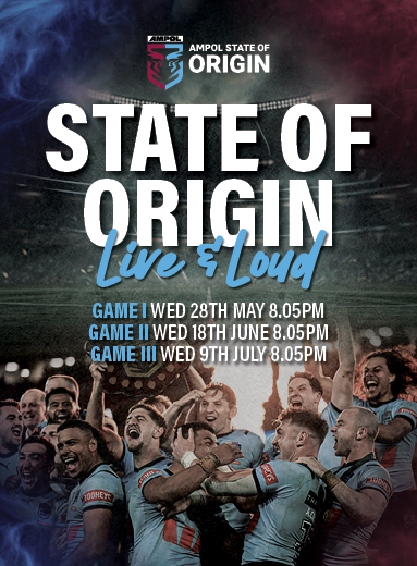 State of Origin Live & Loud in The Basement