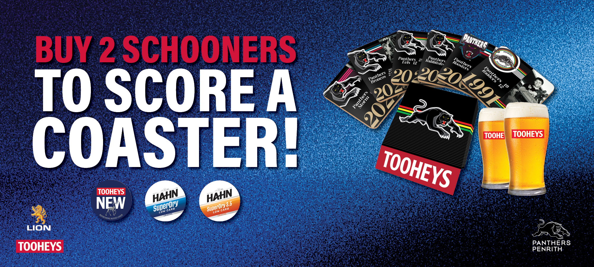 Collectors Edition Panthers Premiership Hardback Coasters