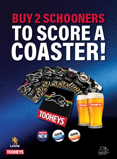 Collectors Edition Panthers Premiership Hardback Coasters