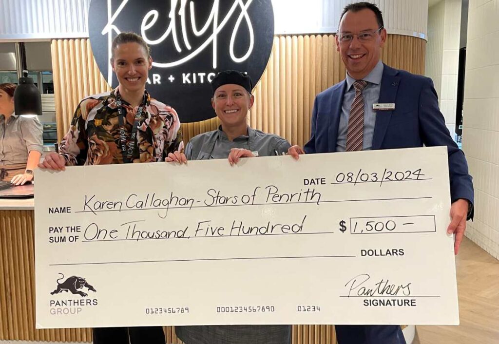 Karen - Stars Dancing for Cancer - Cheque Presentation