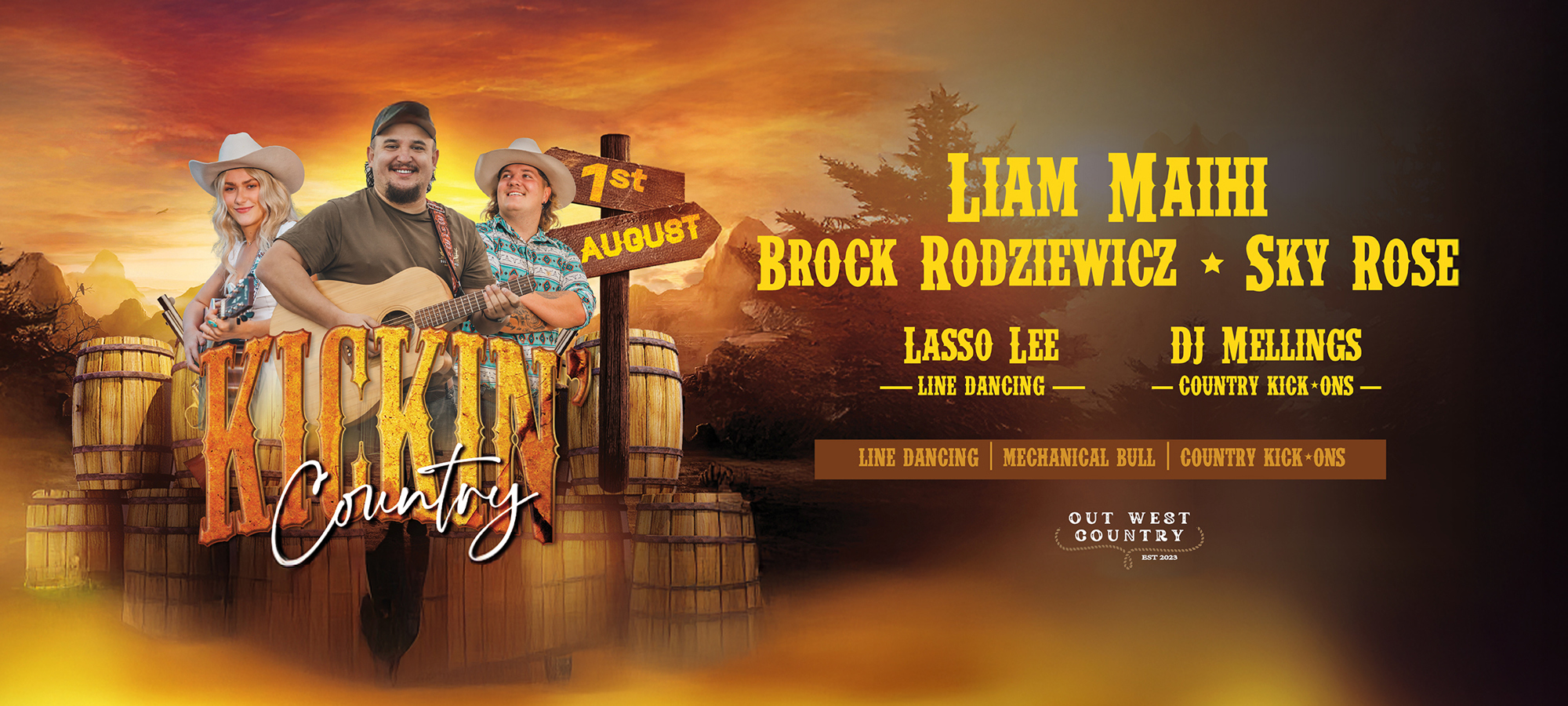 Kickin Country – August