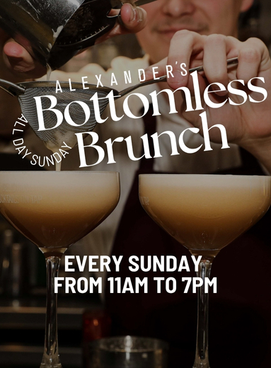 All Day Bottomless Brunch in Alexander's