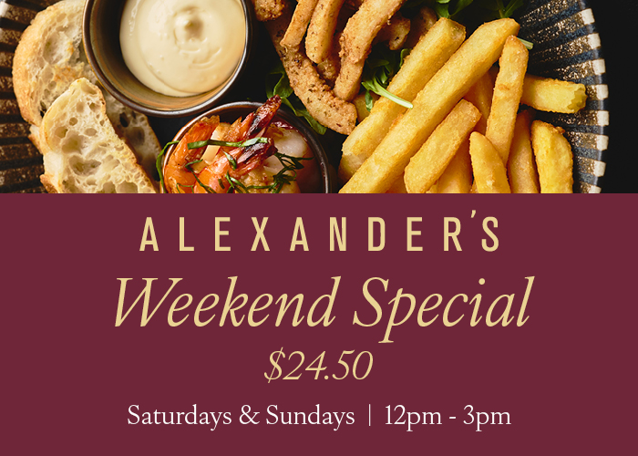 Alexander’s Weekend Special