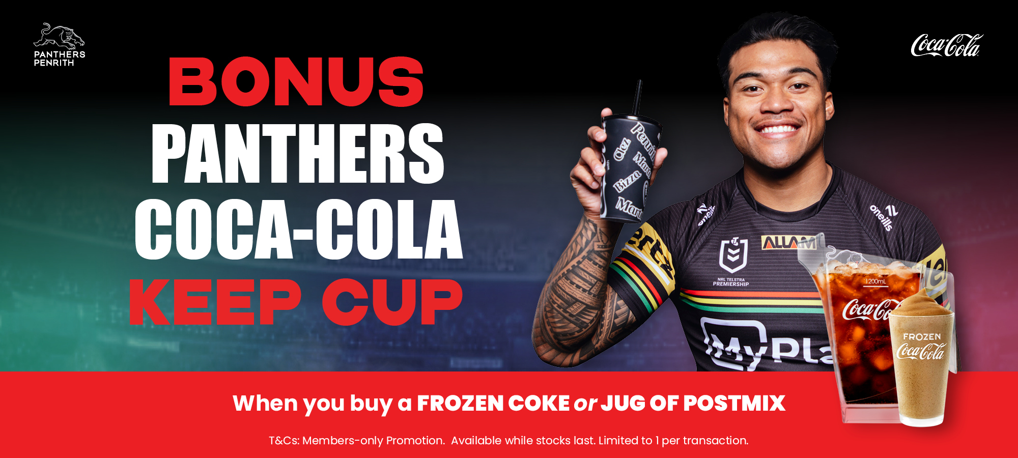Panthers Coca-Cola Keep Cup