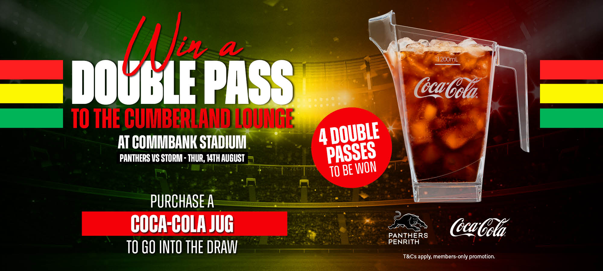 Win a Double Pass to Panthers V Storm