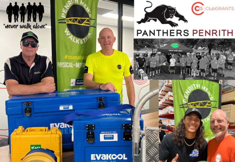 Penrith Men's Walk & Talk - Panthers Donations