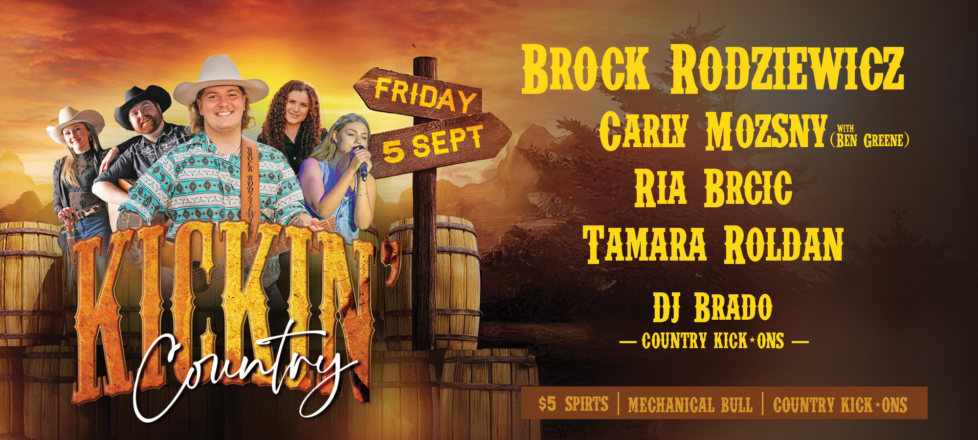 Kickin Country – September