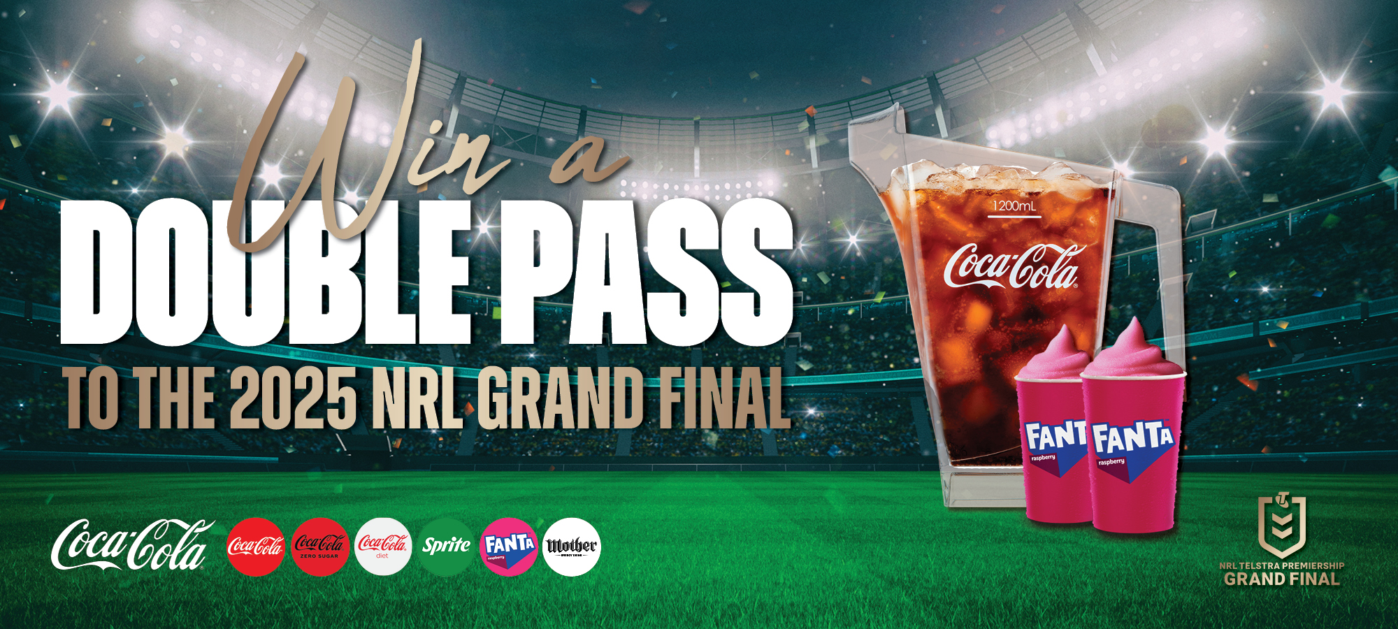 Win a Double Pass to the 2025 NRL Grand Final!