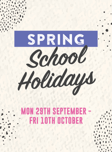 Spring School Holidays Events