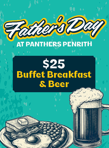 Father's Day $25 Buffet Breakfast & Beer
