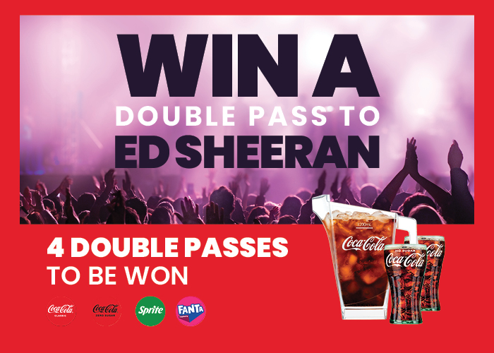Win A Double Pass to Ed Sheeran