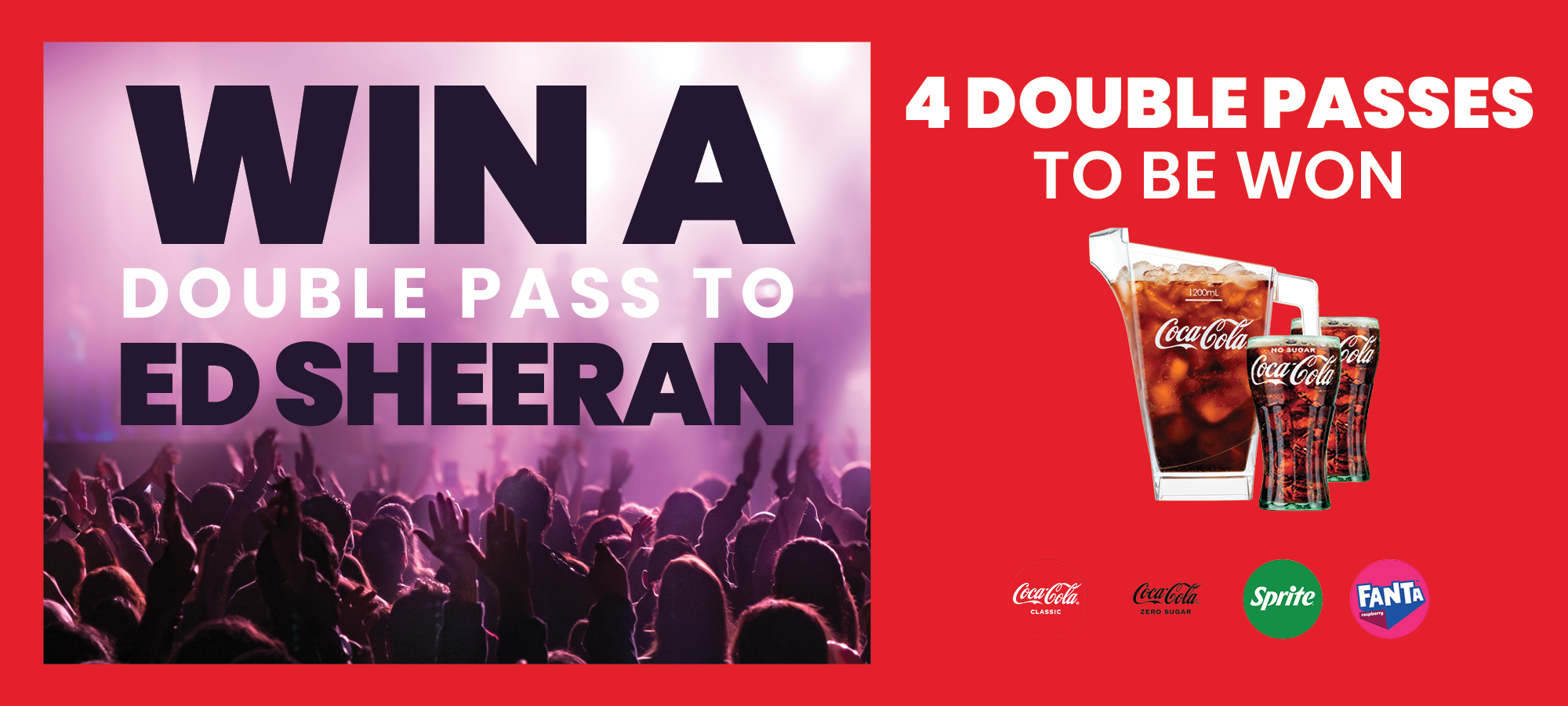 Win A Double Pass to Ed Sheeran