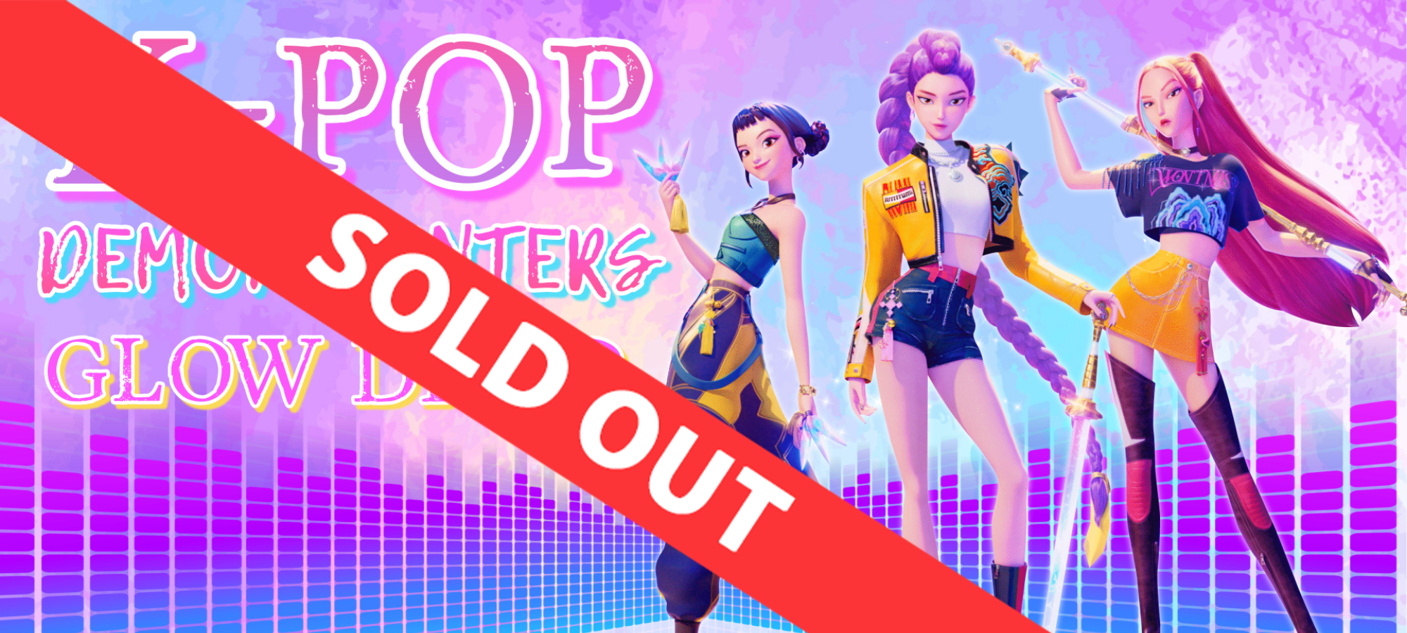 K-POP Demon Hunters Glow Disco