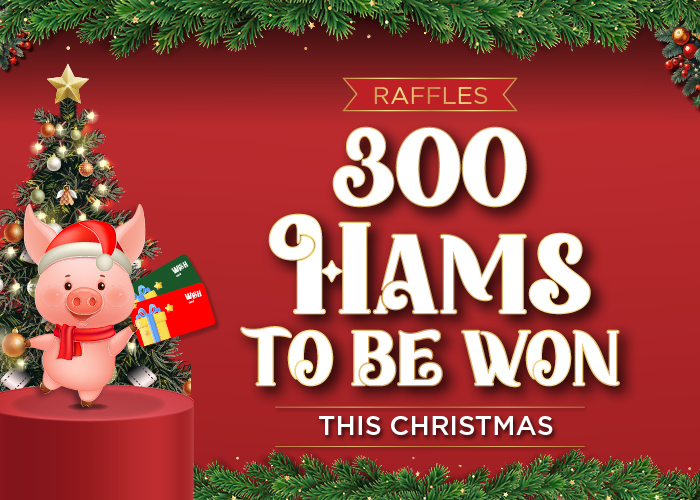 Christmas Ham Raffles