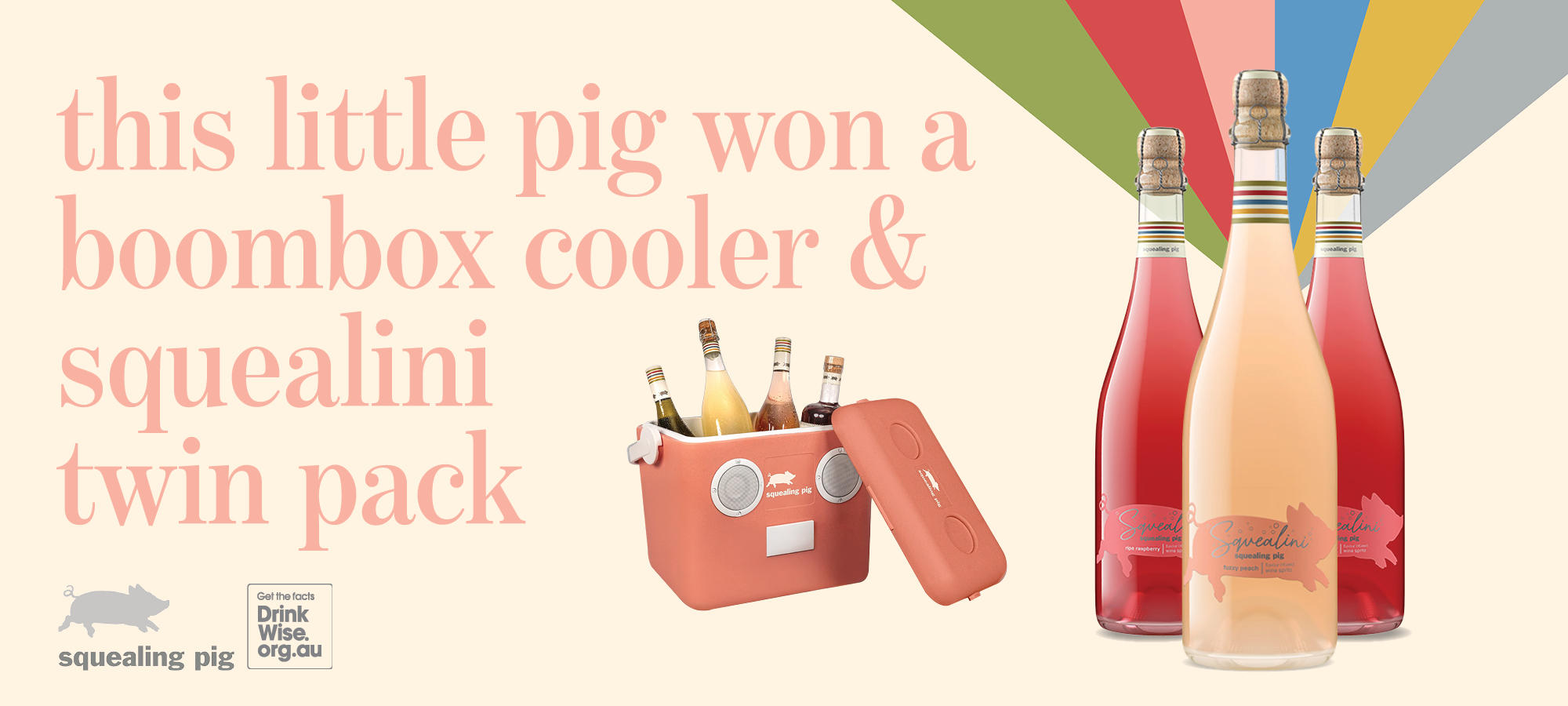 Win A Boombox Cooler & Squealini Twin Pack