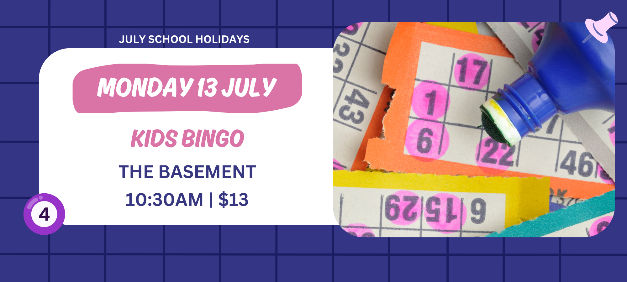 Kids Bingo – SOLD OUT –