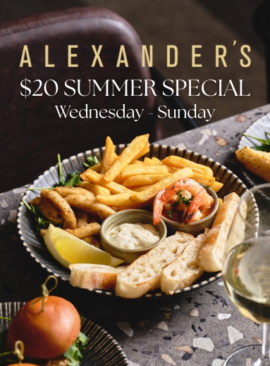Alexander's $20 Summer Special