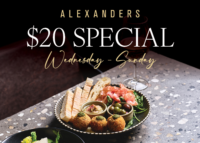 Alexander’s $20 Special