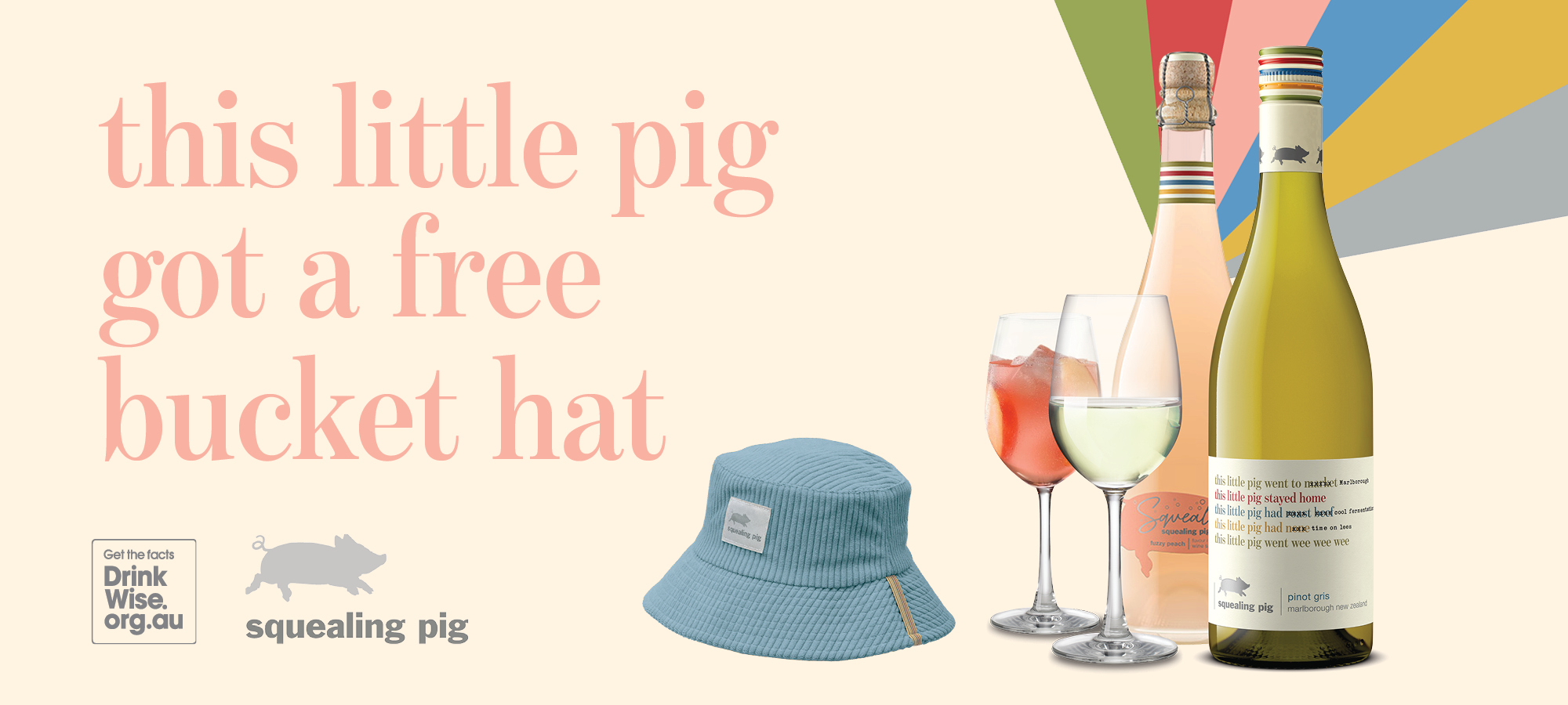 Squealing Pig Bucket Hat Giveaway