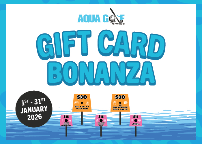 AQUA GOLF | Gift Card Bonanza