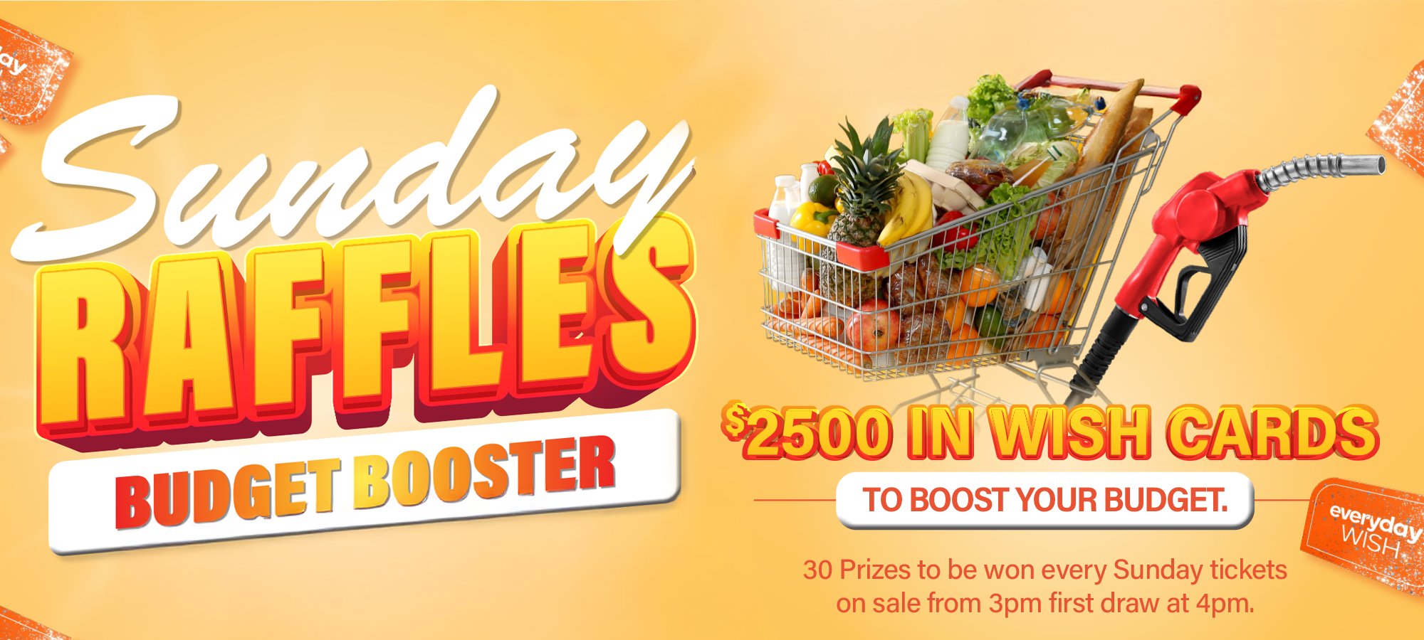 $2,500 Sunday Budget Booster