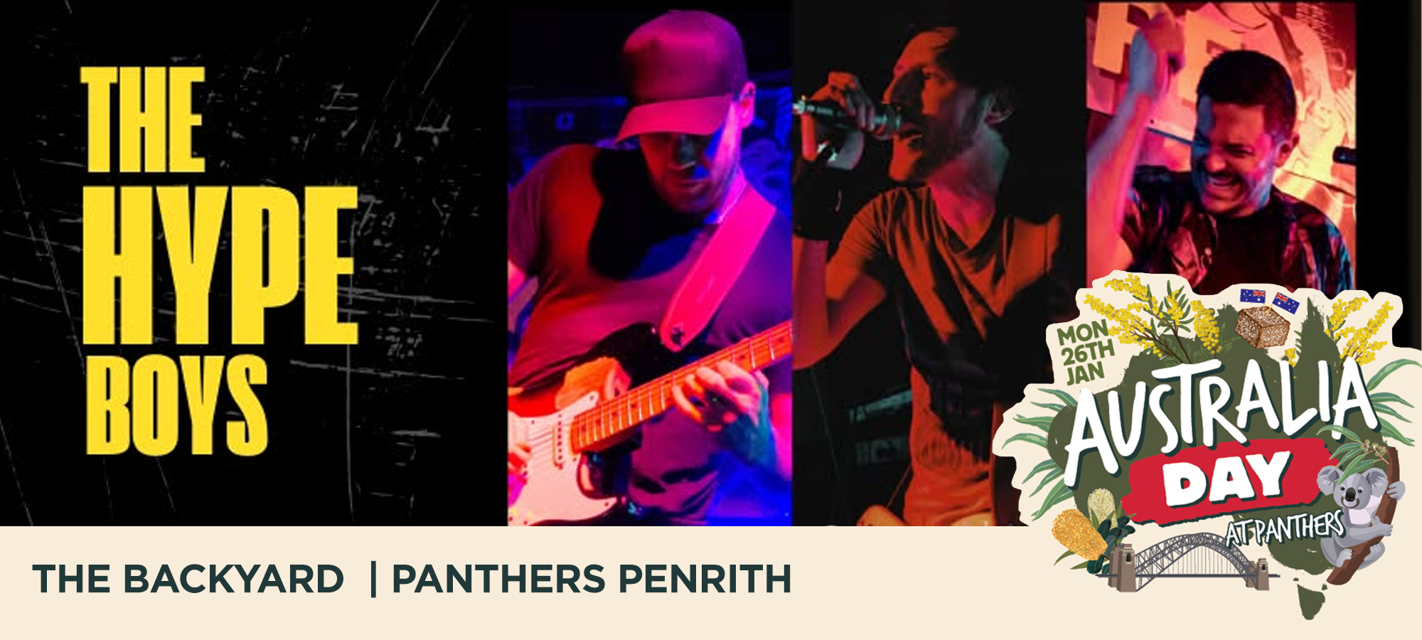 THE HYPE BOYS, AUSTRALIA DAY