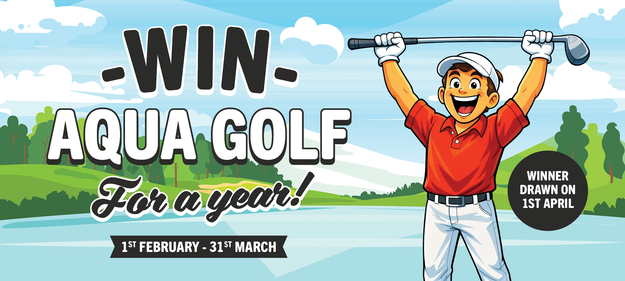 WIN AQUA GOLF FOR A YEAR!